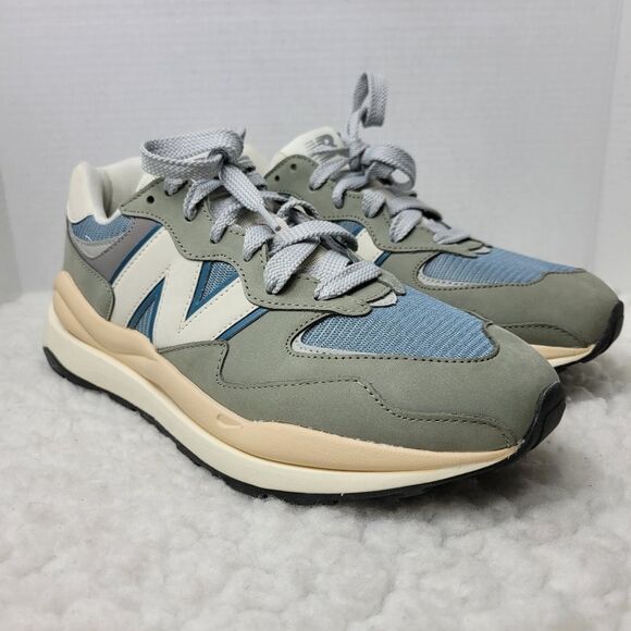 New Balance 57/40 Men's Comfort Sneaker Size 10.5 Grey Khaki Blue-M5740LLG - Picture 1 of 11